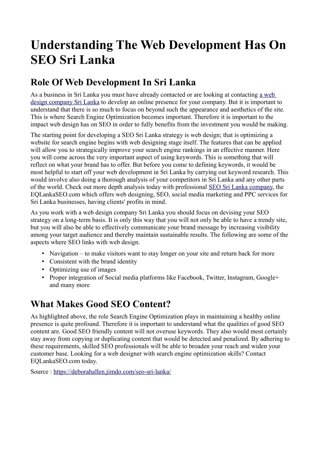 understanding the web development