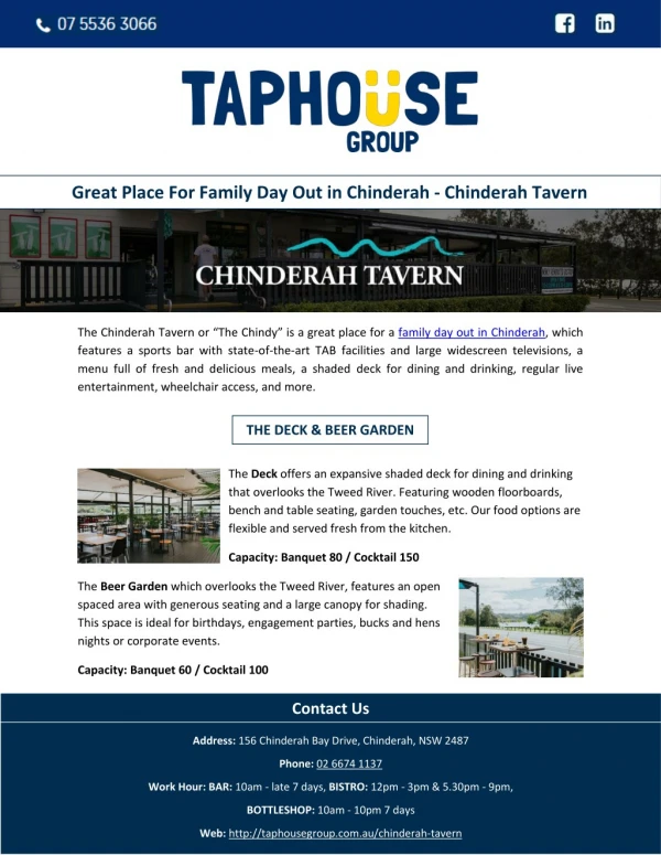 Great Place For Family Day Out in Chinderah - Chinderah Tavern