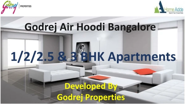 Godrej Properties Available in Hoodi Circle Bangalore