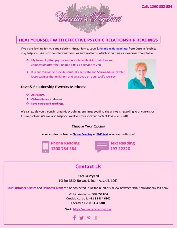 HEAL YOURSELF WITH EFFECTIVE PSYCHIC RELATIONSHIP READINGS