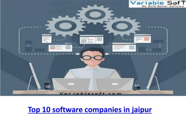 Best in Top 10 software companies in jaipur, INDIA
