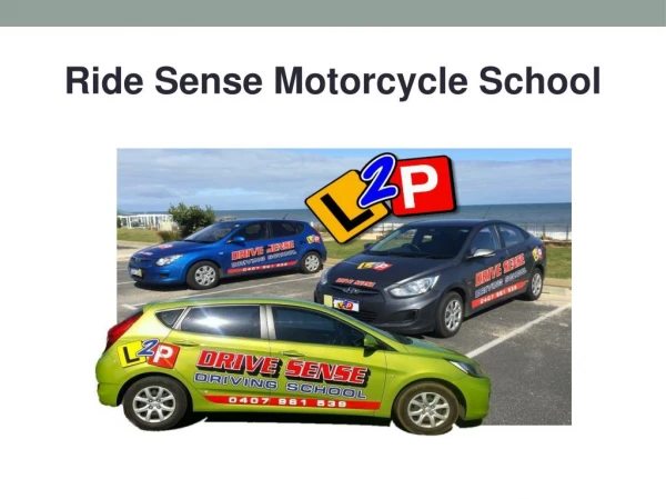 Ride sense motorcycle school