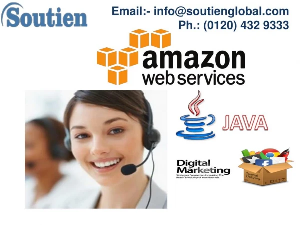 Get Certified By Amazon Web Services (AWS) Course In Noida | Soutien Infotech