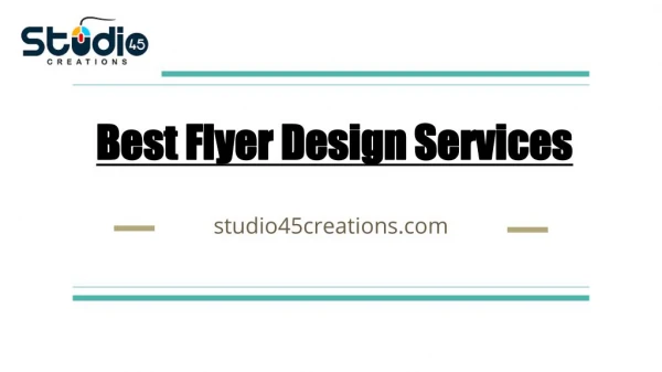 Best Flyer Design Services in California