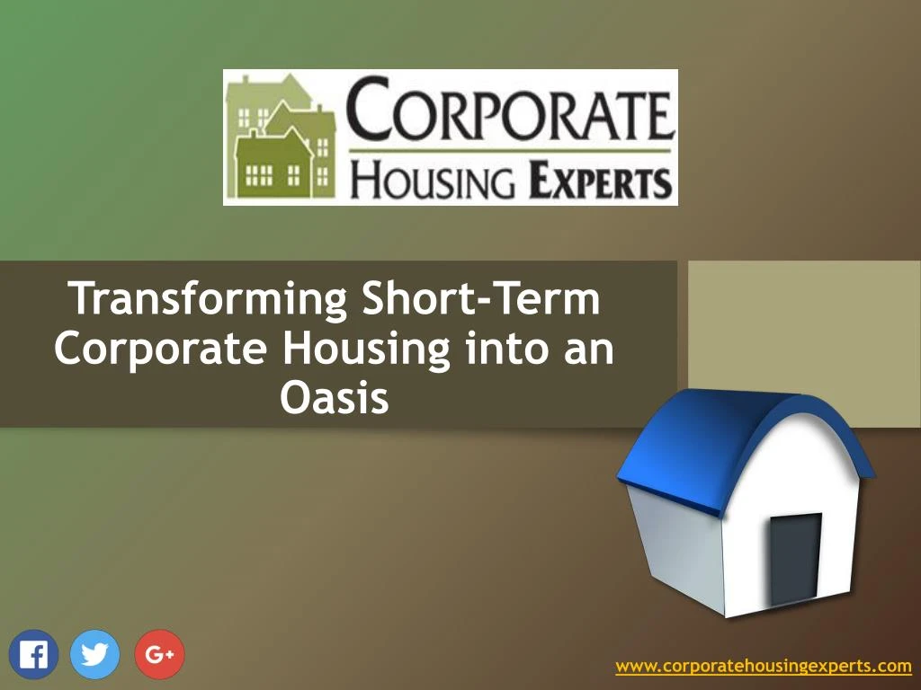 transforming short term corporate housing into an oasis