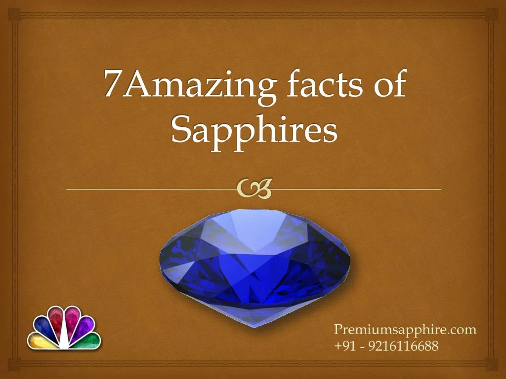 7amazing facts of sapphires