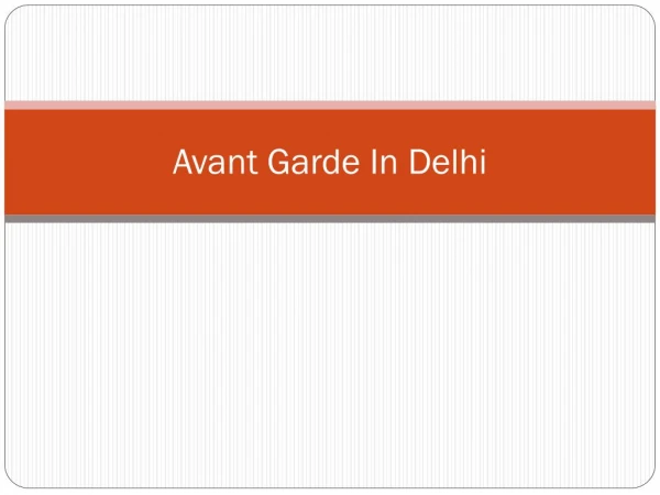 Avant Garde Studio Delhi | Architecture Firm in Delhi
