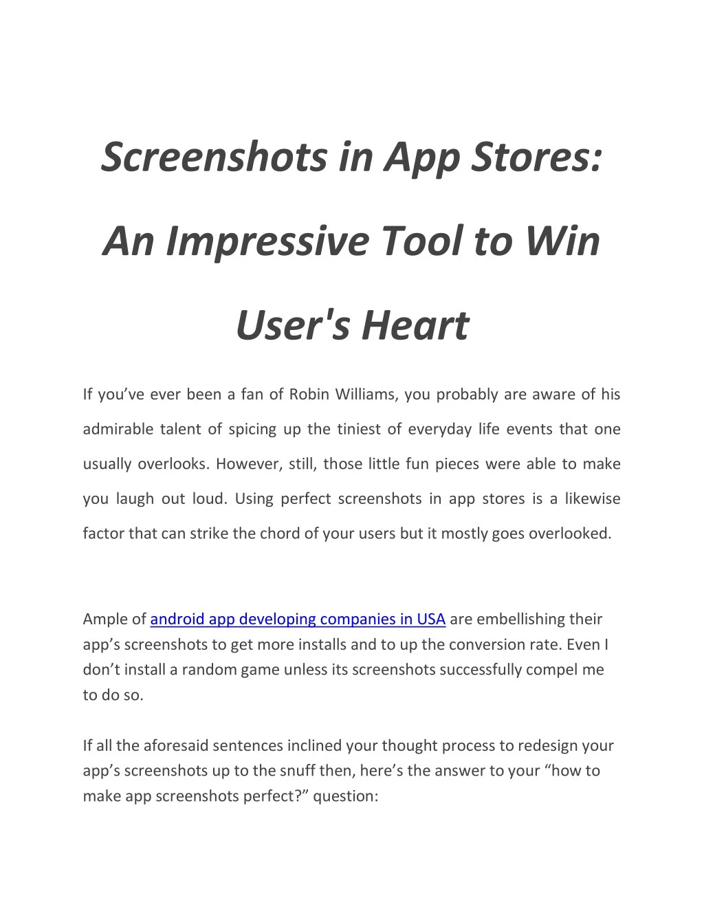 screenshots in app stores