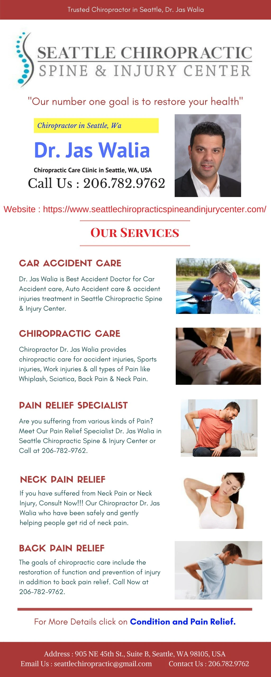 trusted chiropractor in seattle dr jas walia