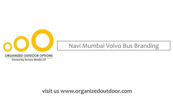 Volvo Bus Advertising in Navi Mumbai | Organized Outdoor