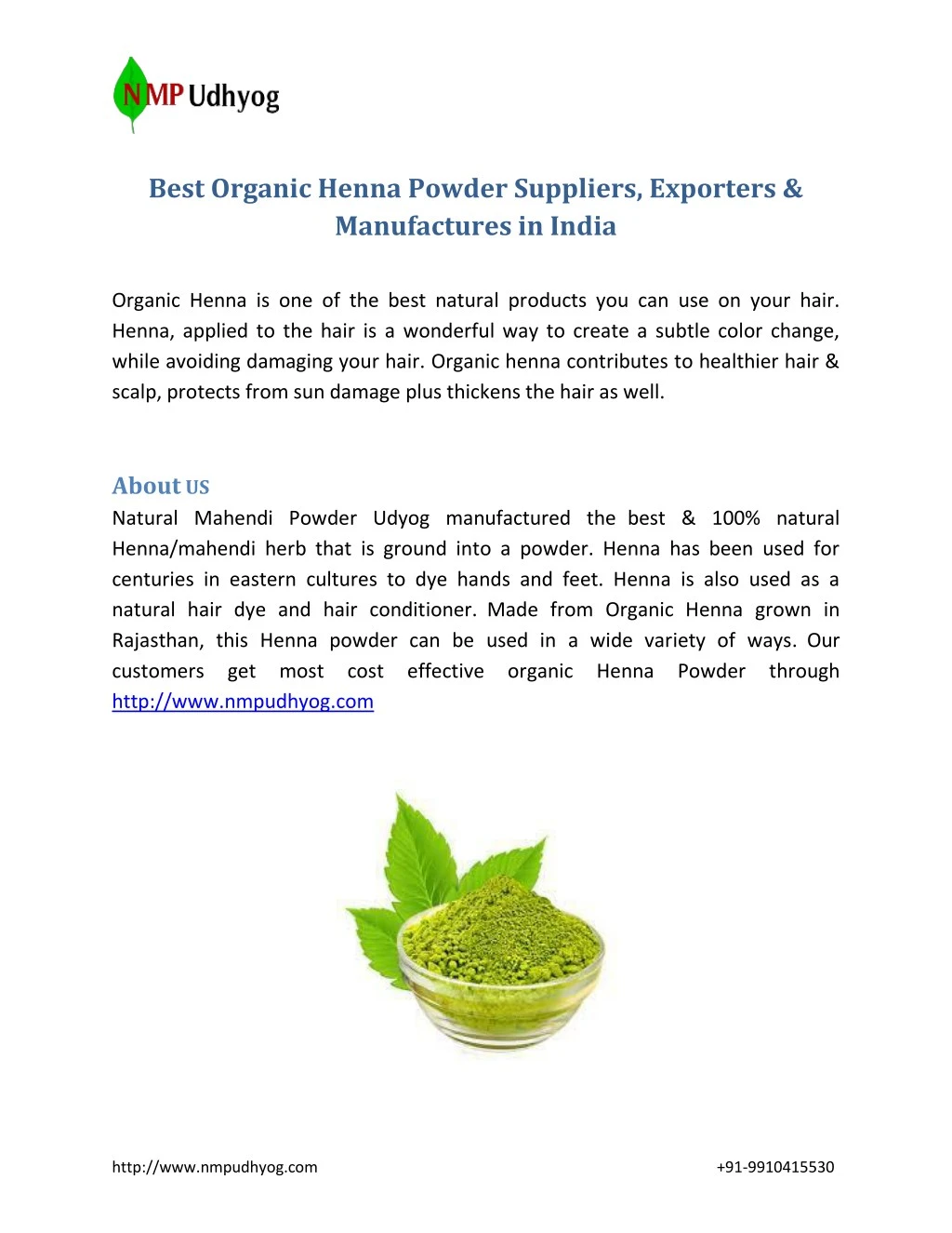 best organic henna powder suppliers exporters