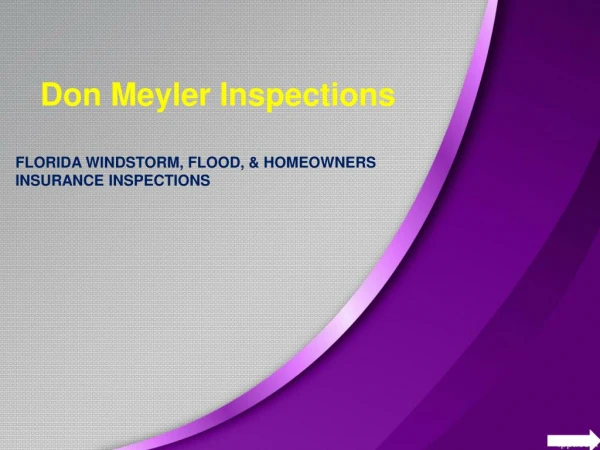 Wind Mitigation Inspection Florida