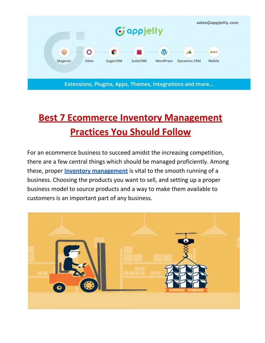 best 7 ecommerce inventory management practices