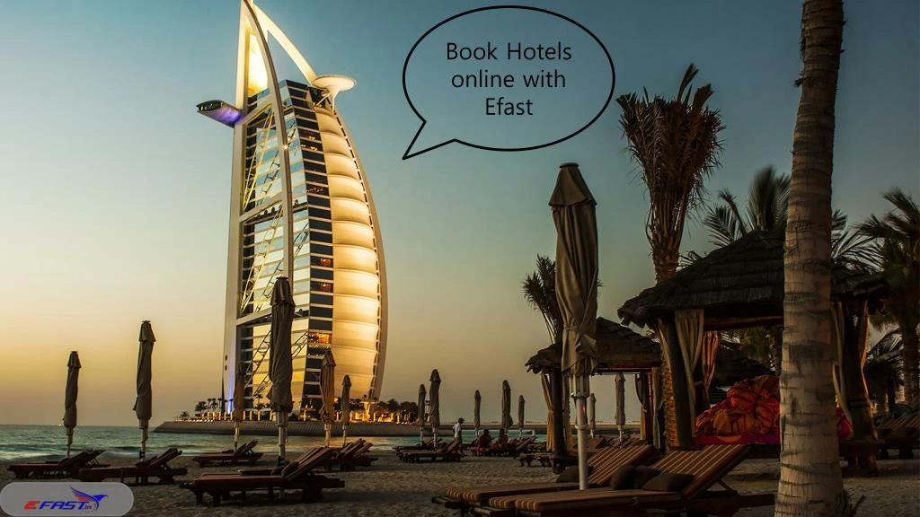 book hotels online with efast