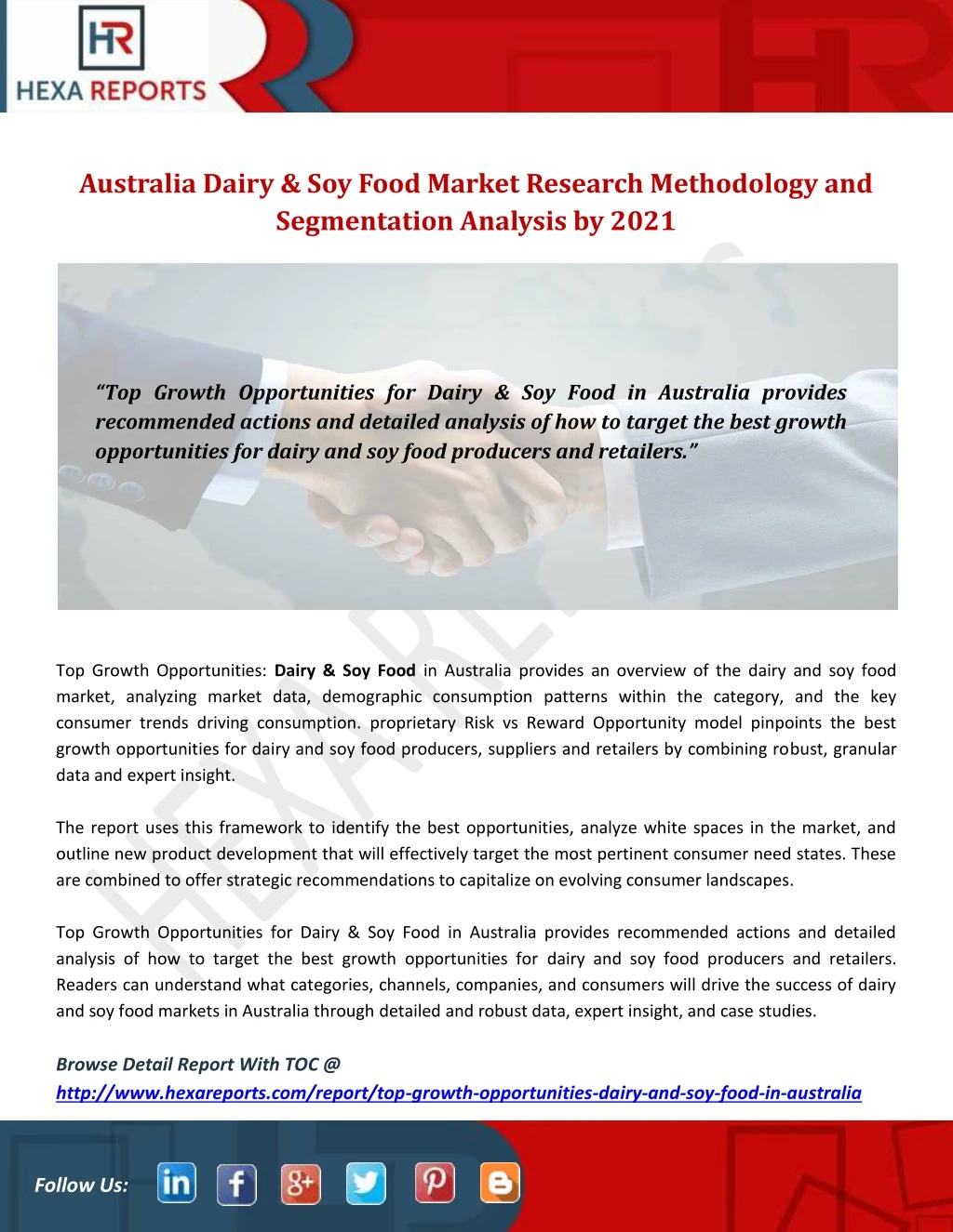 australia dairy soy food market research