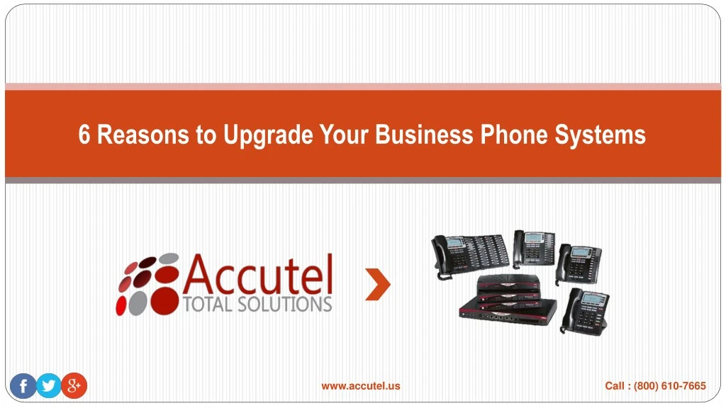 6 reasons to upgrade your business phone systems