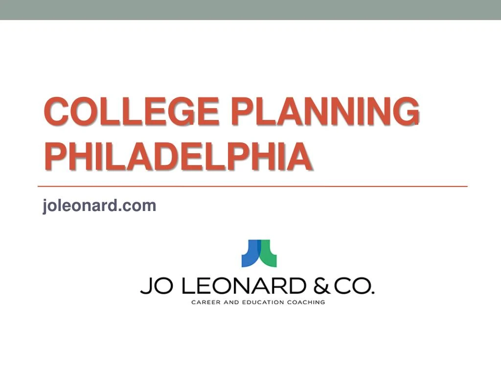 college planning philadelphia