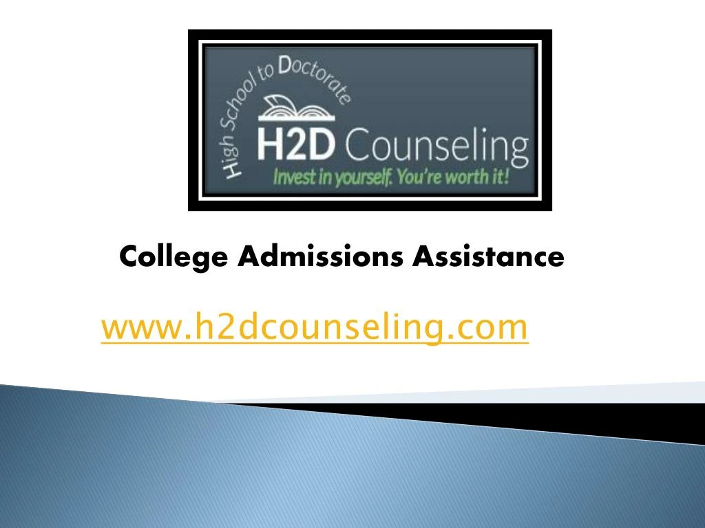 college admissions assistance