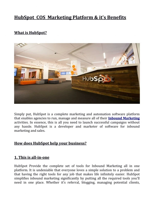 How does HubSpot help your business?
