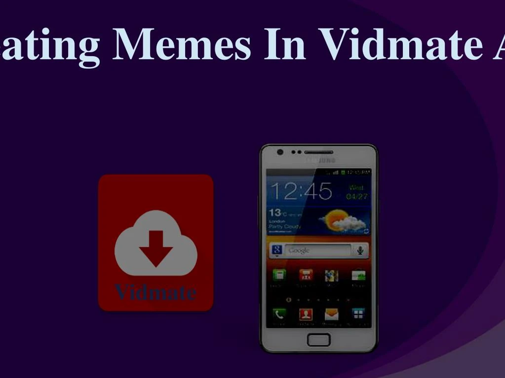 creating memes in vidmate app
