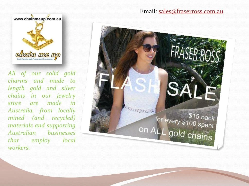email sales@fraserross com au