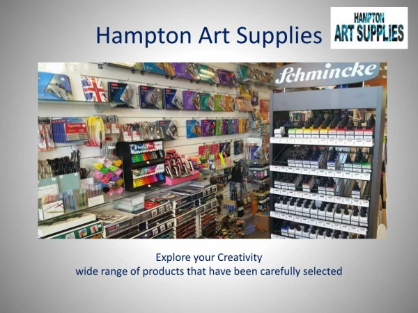 Oil Paint - Hampton Art Supplies