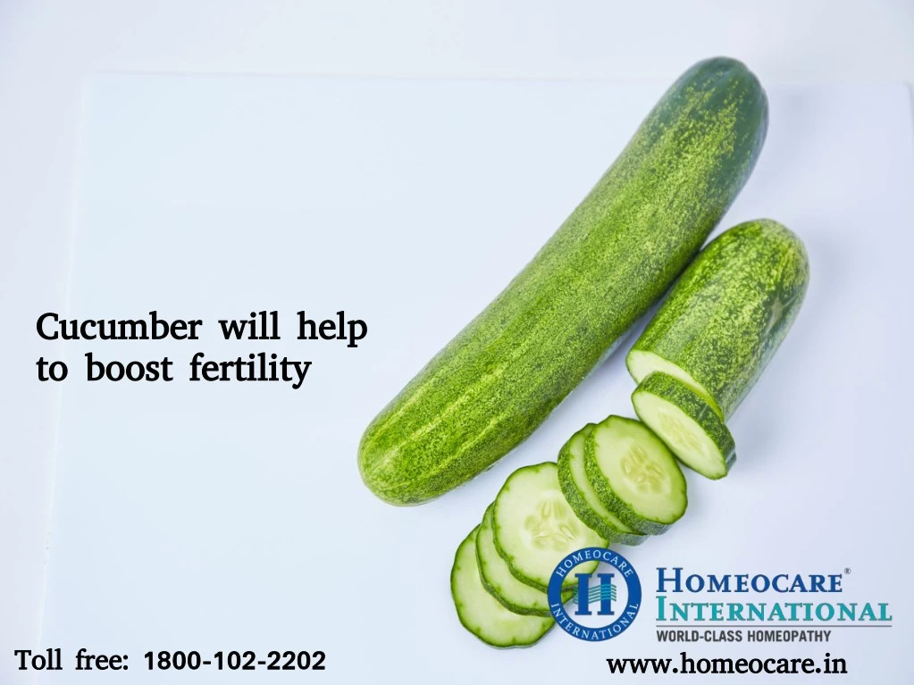 cucumber will help to boost fertility to boost