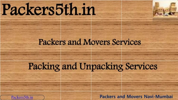 Packers5th Innovative transportation systems for vehicles relocation