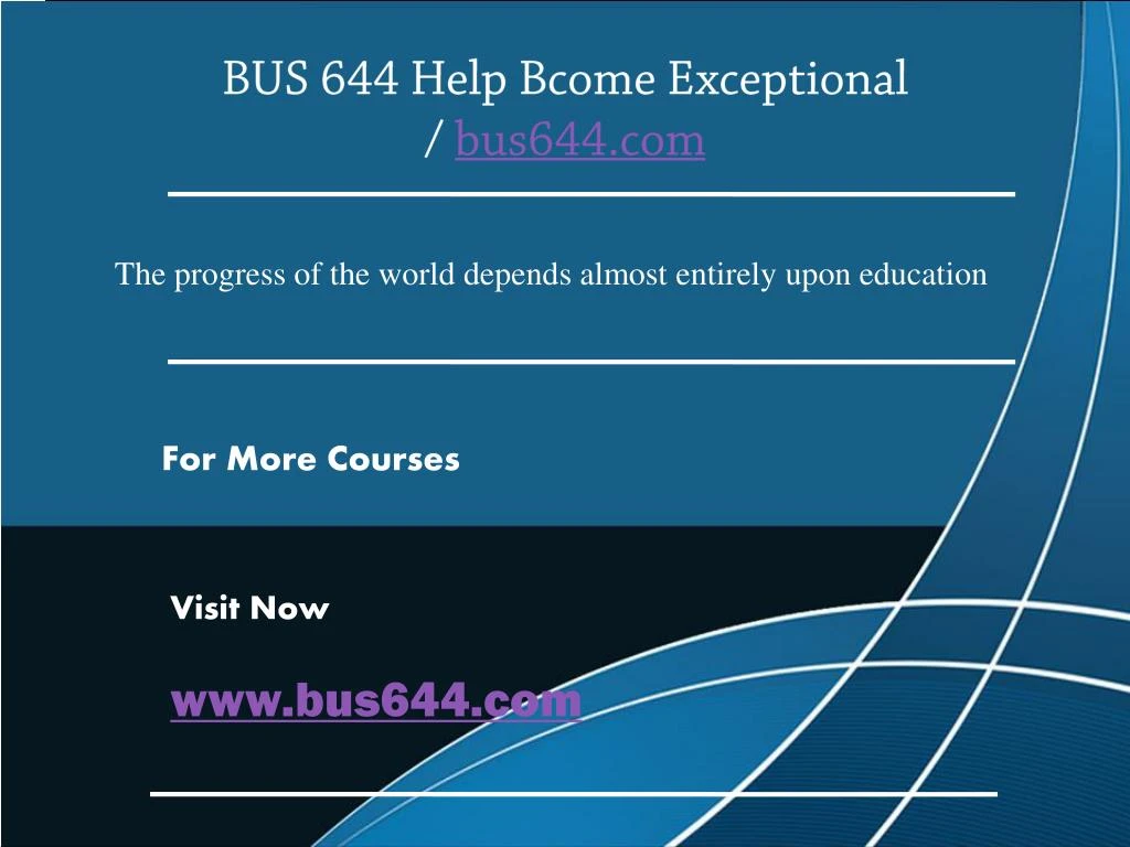 bus 644 help bcome exceptional bus644 com