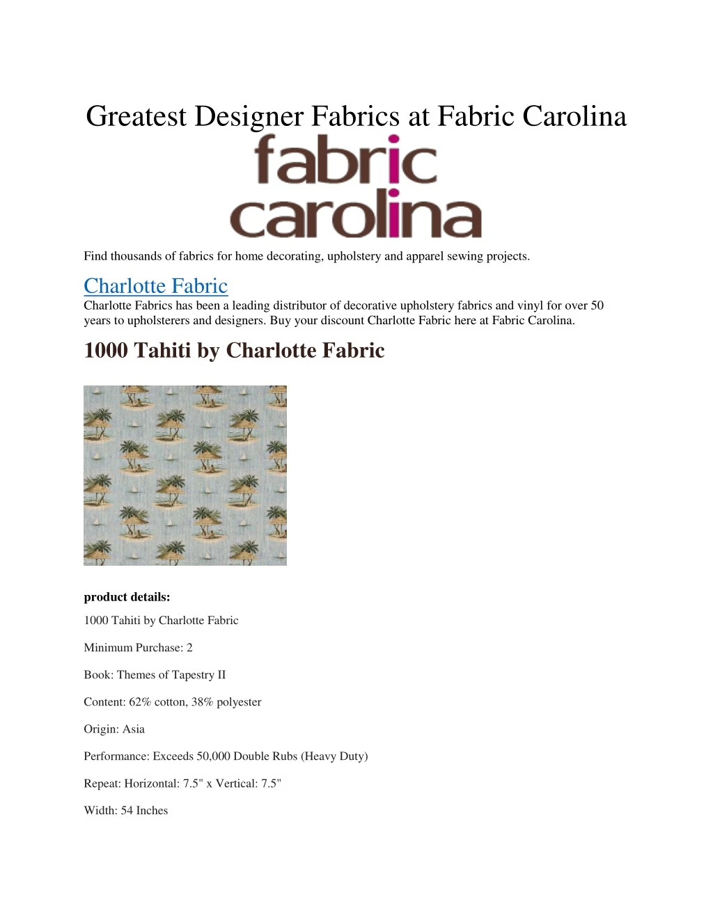 greatest designer fabrics at fabric carolina