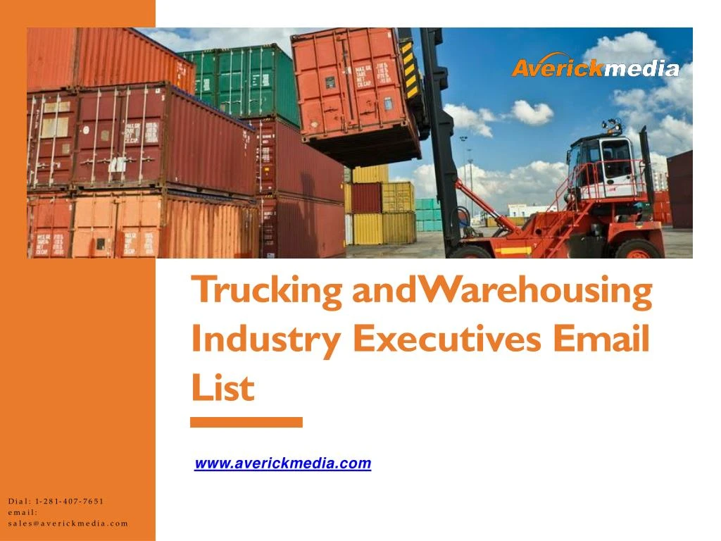 trucking and warehousing industry executives