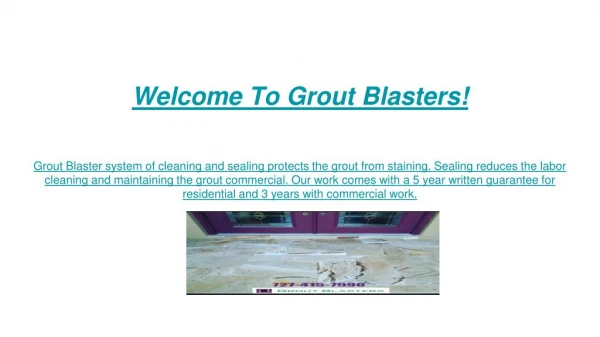 grout blasters