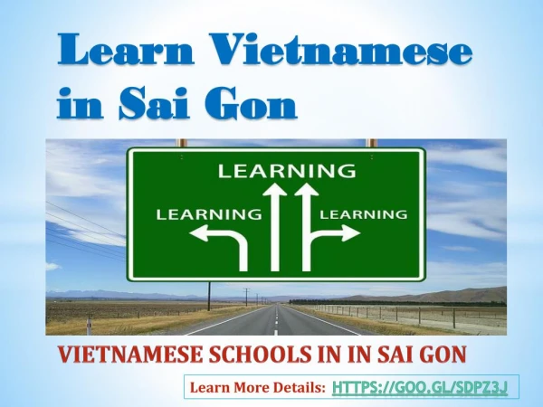 Learn Vietnamese in Sai Gon