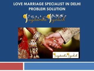 Love Marriage Specialist in Delhi Problem Solution - slide 1