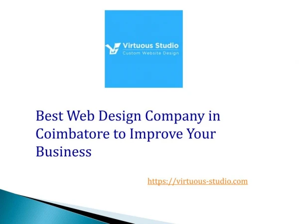Best Web Design Company in Coimbatore to Improve Your Business