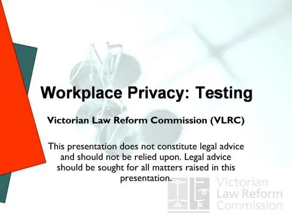 Workplace Privacy: Testing