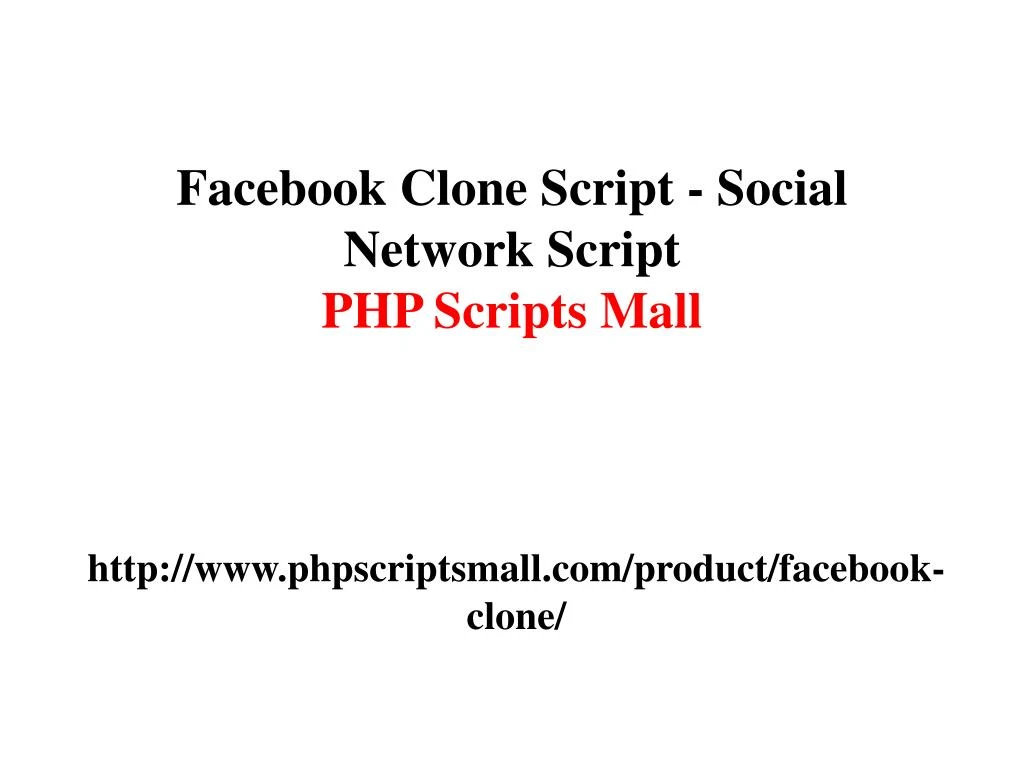 facebook clone script social network script php scripts mall