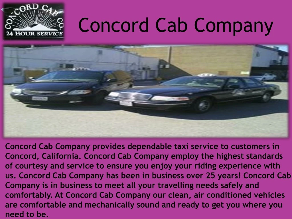 concord cab company