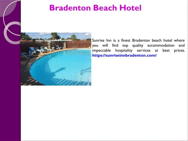 Cheap Hotel Deals In Bradenton