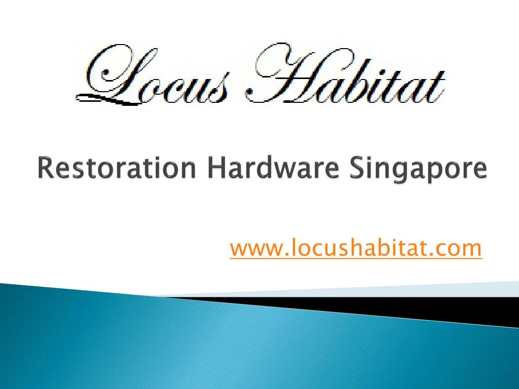 restoration hardware singapore