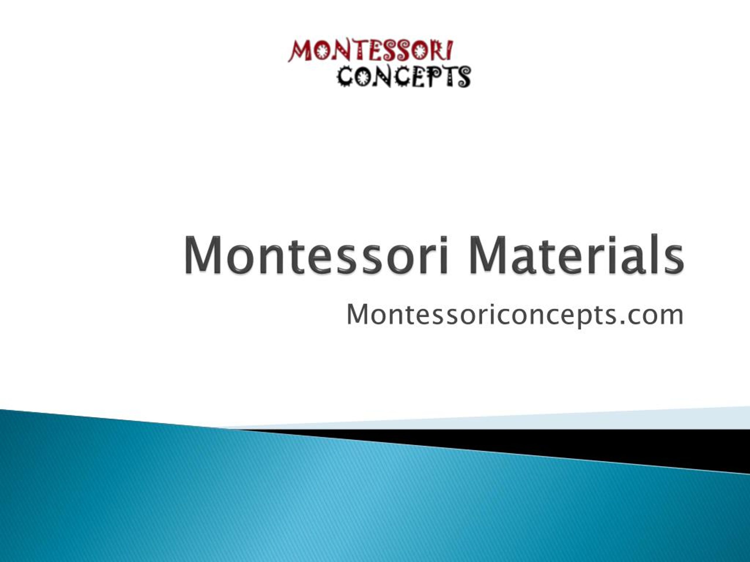 PPT - Montessori Material PowerPoint Presentation, free download - ID ...