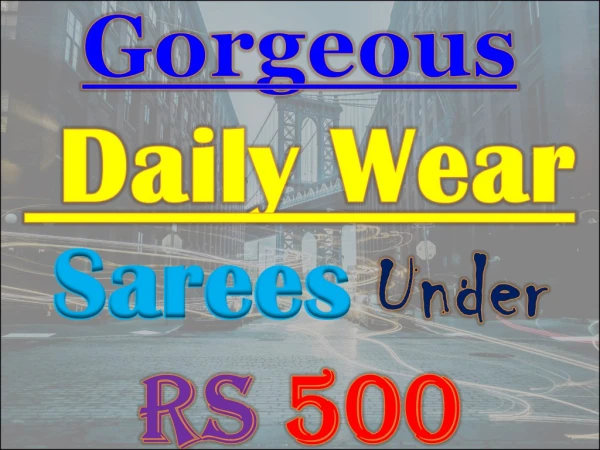 Buy Indian Sarees At Low Price Online