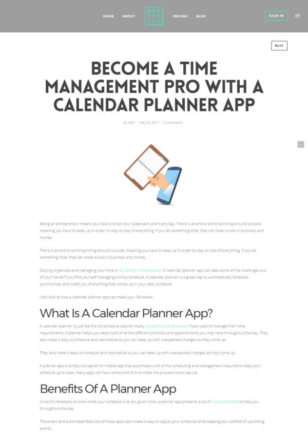 Become a Time Management Pro With a Calendar Planner App