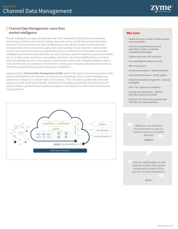 Channel Data Management- more than market intelligence