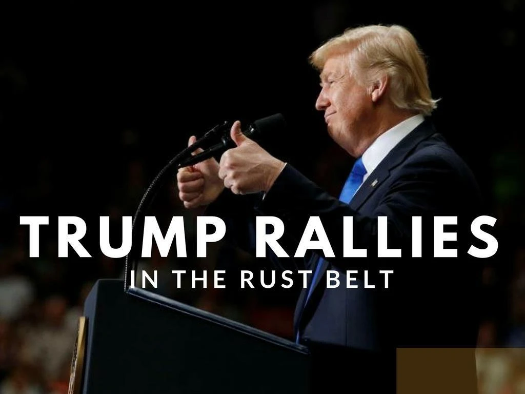 trump rallies in the rust belt