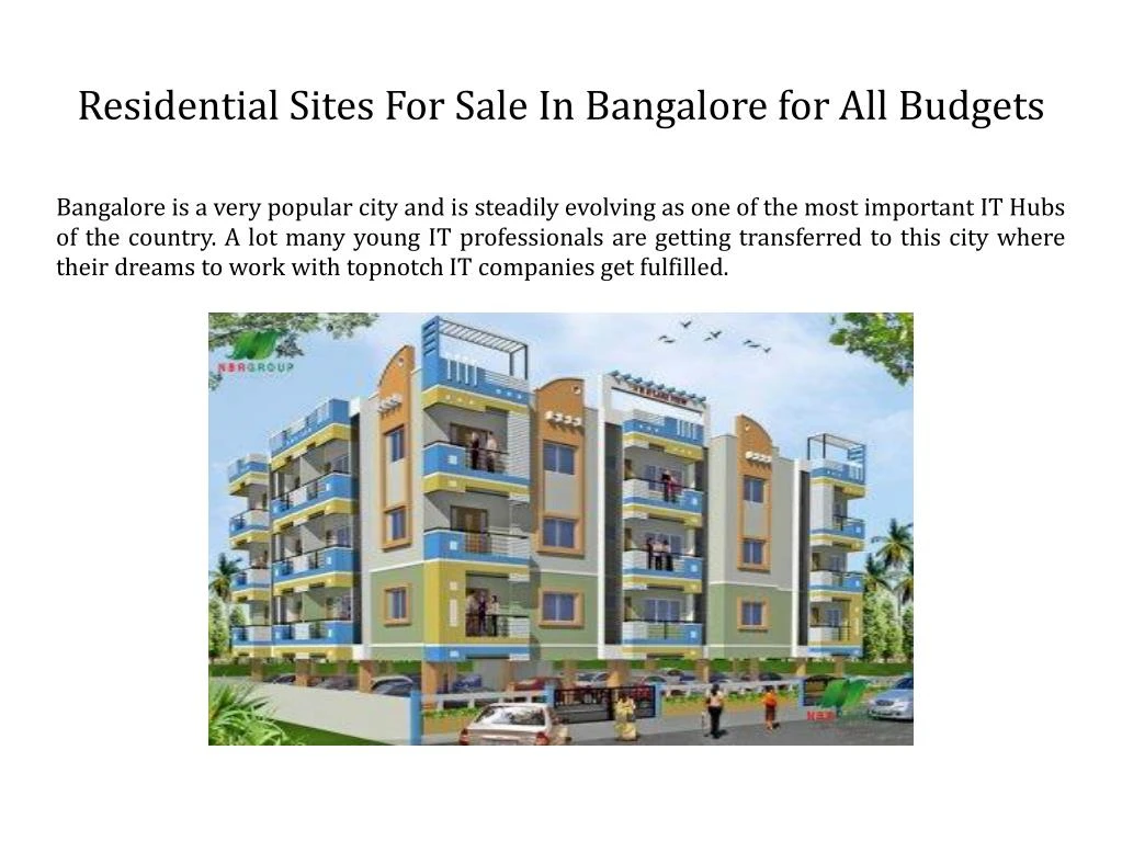 residential sites for sale in bangalore for all budgets
