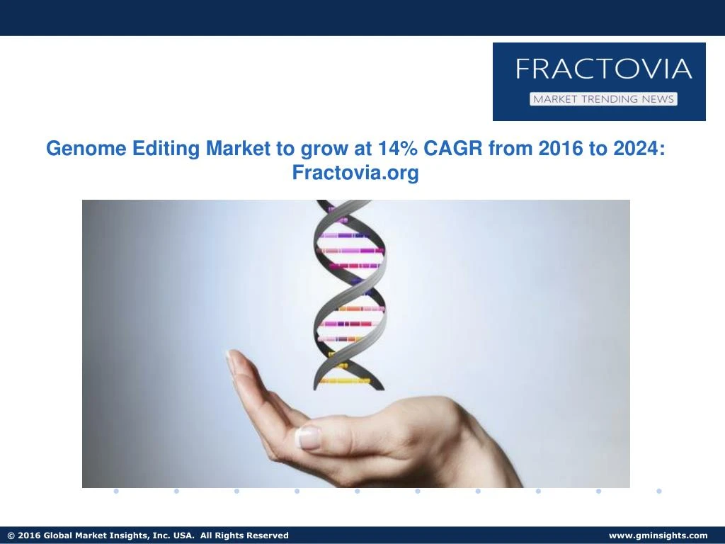 genome editing market to grow at 14 cagr from