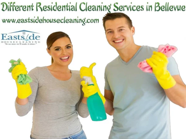 Different Residential Cleaning Services in Bellevue
