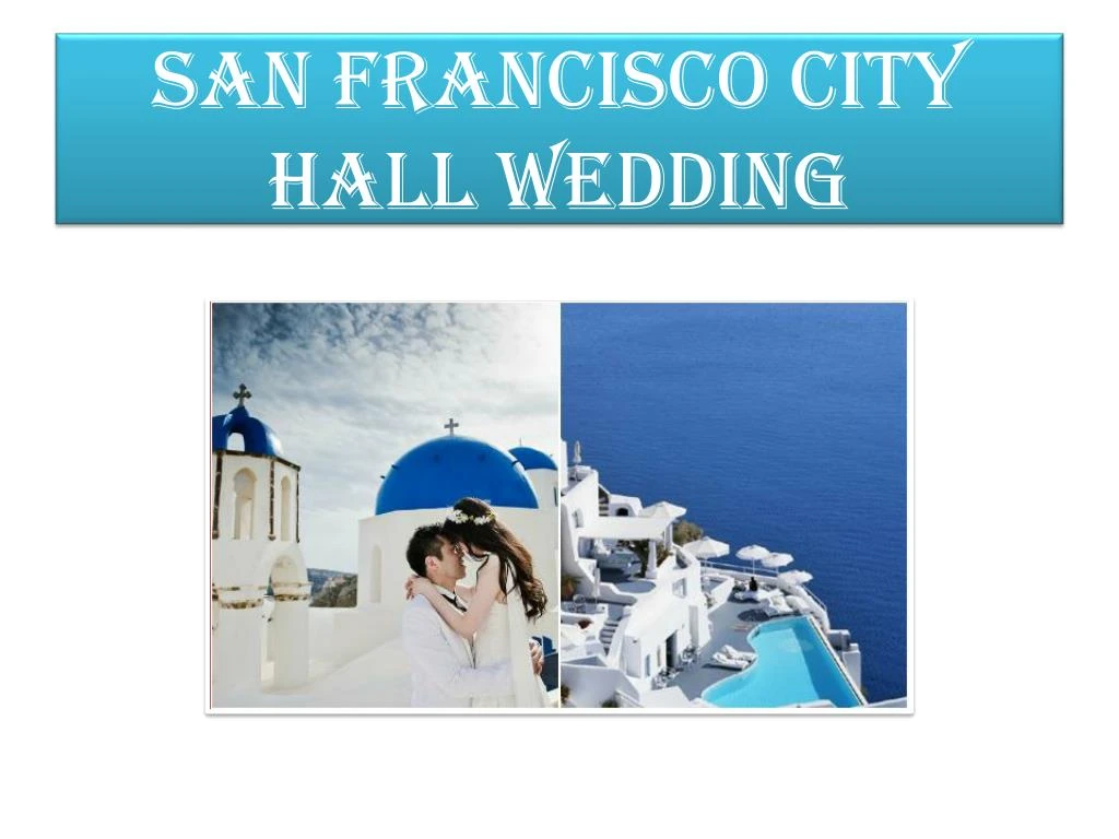 san francisco city hall wedding