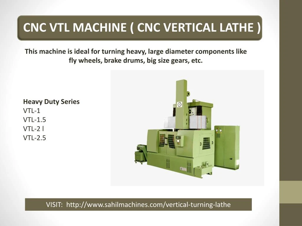cnc vtl machine cnc vertical lathe